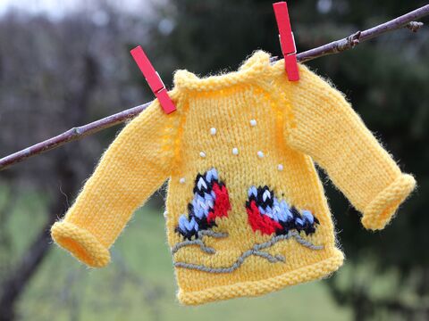 12 inch Doll Pullover Knitting Pattern