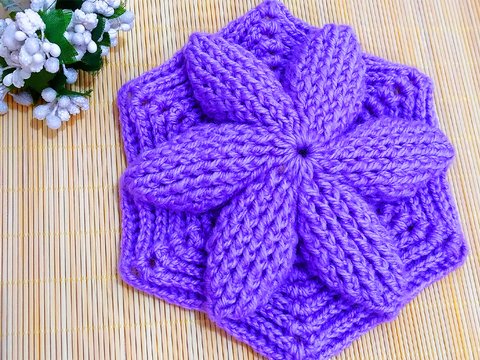 A Crochet hexagon motif PDF Pattern