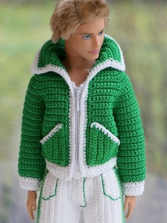 Jacken und Hosen für kleine Anziehpuppen - 5 Varianten
