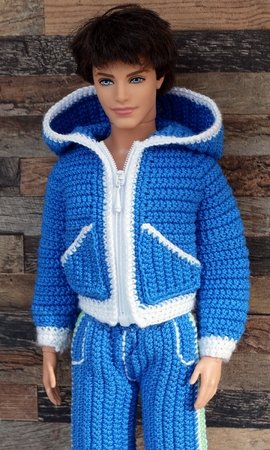 Jacken und Hosen für kleine Anziehpuppen - 5 Varianten