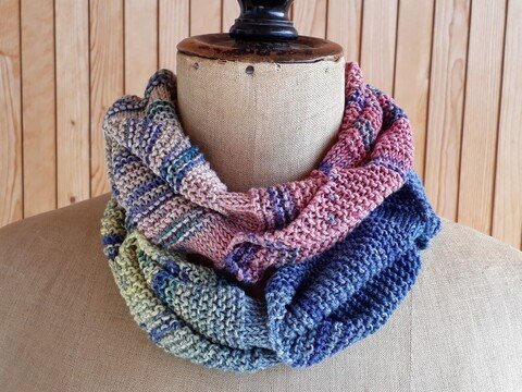 Knitting pattern kids loop "minitwister"
