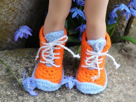 Dolls Boots Crochet Pattern