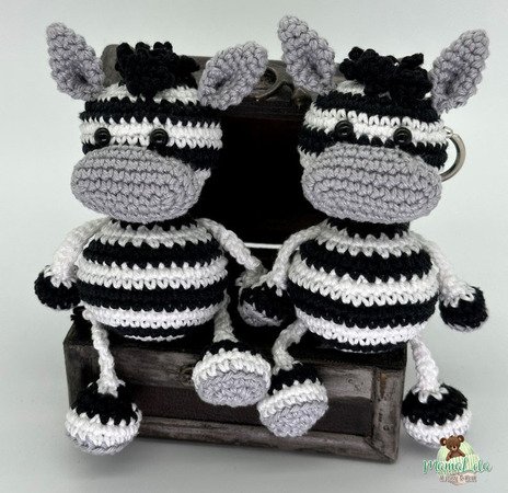 Zebra Schlenkertier, Taschenbaumler - Häkelanleitung