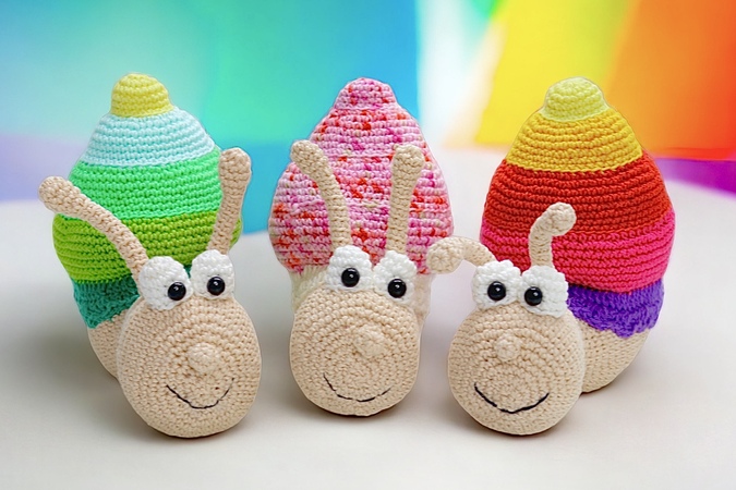 Sweet Snail Küma - Crochet Pattern