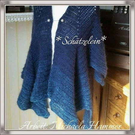 Häkelanleitung: * Schätzelein * RVO Raglan von oben Damen Jacke ALLE GRÖßE