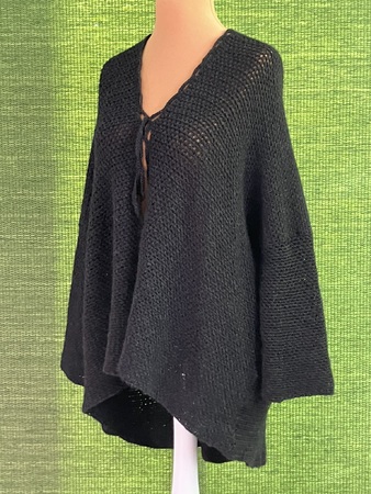 Over-Size-Schlabber-Jacke - Bauchwegschummler Nr. 7 - Häkelanleitung