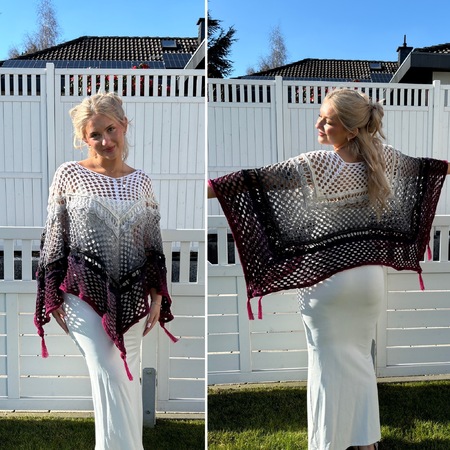 Häkelanleitung Sommerponcho "Amaya"
