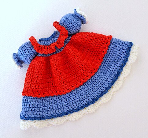 Crochet Amigurumi doll pattern, crochet toy, crochet girl Eliza doll