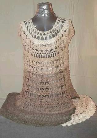 Tunika/Top Triangula, Häkelanleitung