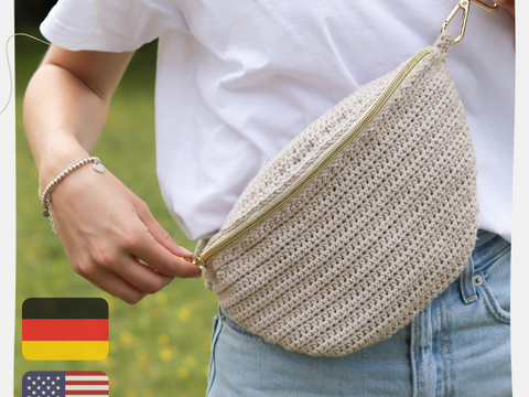 Crossbody Bag - Crochet Pattern | German & English