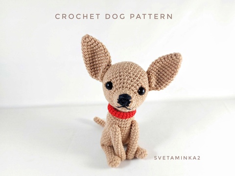 Crochet Dog Pattern Amigurumi Chihuahua