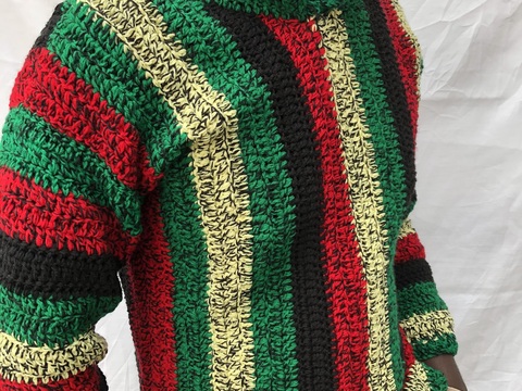 Rasta Crochet Hoodie Pattern