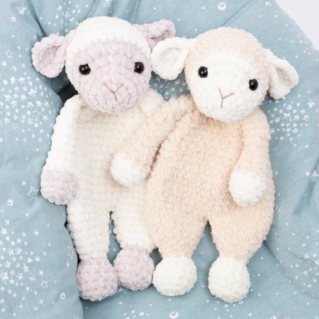 Schaf Schmusetuch Häkelanleitung – Baby Schnuffeltuch, Kuscheltier
