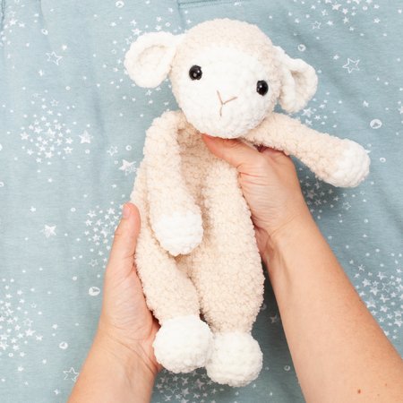 Schaf Schmusetuch Häkelanleitung – Baby Schnuffeltuch, Kuscheltier