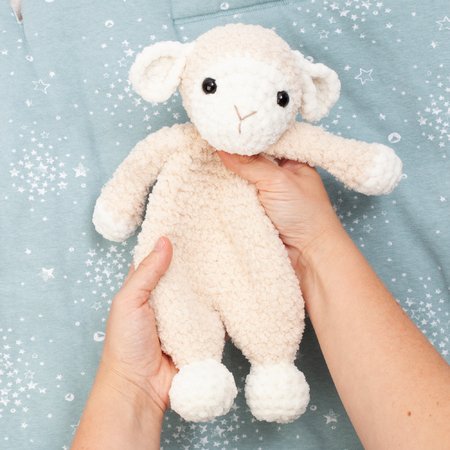 Schaf Schmusetuch Häkelanleitung – Baby Schnuffeltuch, Kuscheltier