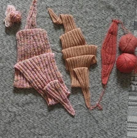 Anleitung, Strickanleitung, ENNA shawl, Minituch, Midituch, Dreieckstuch